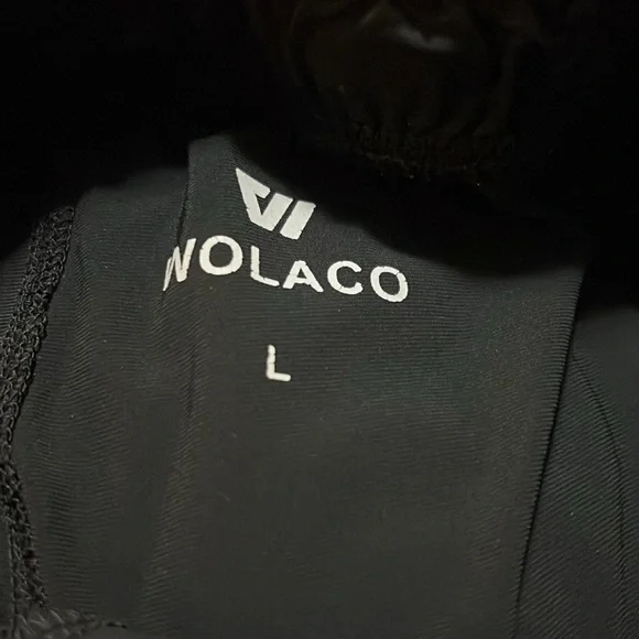 Men's Black Shorts with Red Drawstring - Picture 3 of 3